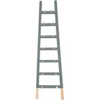 Leiter - wandrek - opbergrek - ladder model - - grijs -, Verzenden
