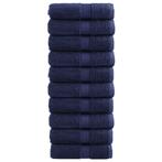 vidaXL Premium washandjes SOLUND 10 stuks marineblauw 30x30, Huis en Inrichting, Badkamer | Badtextiel en Accessoires, Verzenden