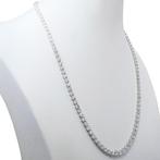 Halsketting - 18 karaat Witgoud - 7.30ct. tw. Diamant, Handtassen en Accessoires, Kettingen, Nieuw