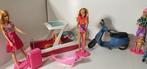 Barbie - Poupée Barbie Barbie set met boot, scooter, tent en, Antiek en Kunst