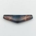 Oud-Tibetaans / Nepalees Natural Banded Agate Kraal talisman