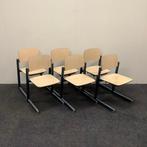 Complete set 6 stuks school stoelen, Presikhaaf (stip, Maison & Meubles, Chaises