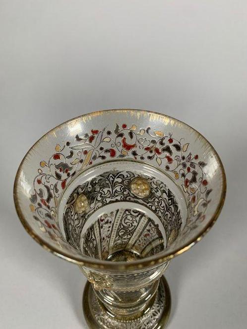 Vase - Émail, Verre - Emile Gallé, Antiek en Kunst, Antiek | Glaswerk en Kristal