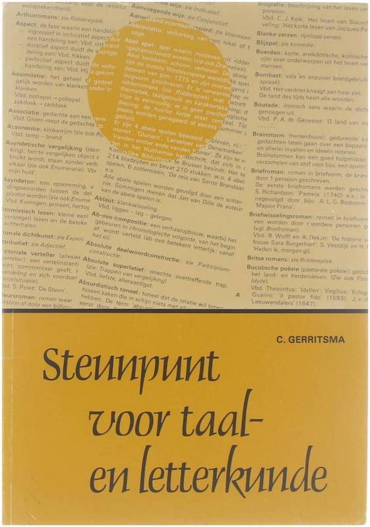 Steunpunt voor taal en letterkunde 9789003222909 Gerritsma, Boeken, Schoolboeken, Gelezen, Verzenden