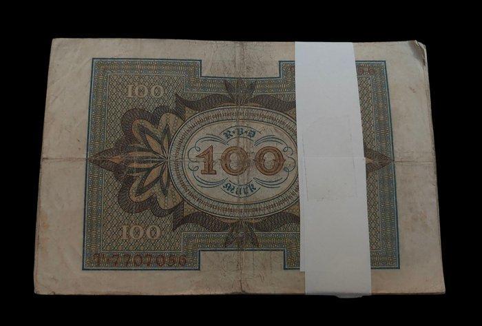 Duitsland. - 100 x 100 Mark 1920 - Pick 69 (Zonder, Postzegels en Munten, Bankbiljetten | Europa | Niet-Eurobiljetten