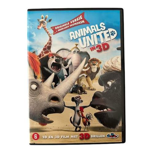 Animals United In 3D + Brillen (DVD) (TWEEDEHANDS), Cd's en Dvd's, Dvd's | Overige Dvd's, Verzenden