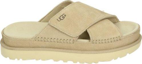 UGG Goldenstar Cross Slide Dames Sandalen - Driftwood - M..., Kleding | Dames, Schoenen, Nieuw, Verzenden