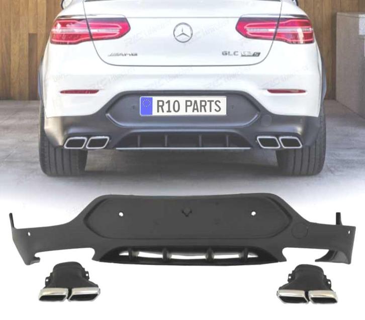 DIFFUSEUR ARRIÈRE MERCEDES GLC X253 COUPÉ 15-18 LOOK AMG GLC, Auto-onderdelen, Carrosserie, Verzenden