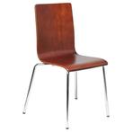 Stoel Hollis | Multiplex (Walnoot) | Zithoogte 46cm |, Zakelijke goederen, Verzenden, Nieuw in verpakking