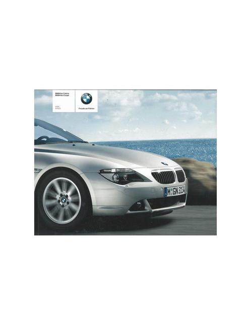 2004 BMW 6 SERIE COUPE CABRIO BROCHURE NEDERLANDS, Livres, Autos | Brochures & Magazines, Enlèvement ou Envoi