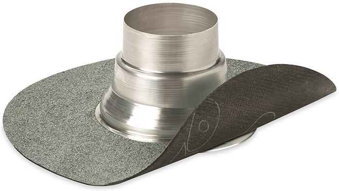 Waterproof plakplaat Ø135mm - hoogte 150mm (0146302), Doe-het-zelf en Bouw, Ventilatie en Afzuiging, Nieuw, Verzenden