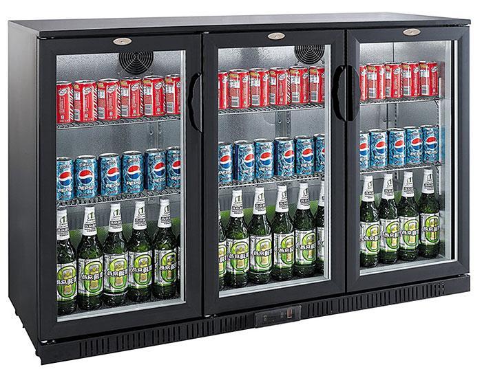 Barkoeler Zwart met 3 Deuren, Zakelijke goederen, Horeca | Keukenapparatuur, Nieuw in verpakking, Koelen en Vriezen, Verzenden