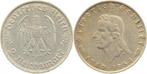 1934f Duitsland 2 Reichsmark Schiller 1934 F, sehr schoen..., België, Verzenden