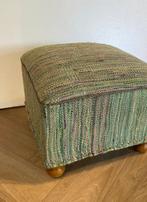 Pouf - Bois, Laine, Antiek en Kunst