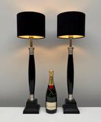 Lampe de table - Laiton laqué, Aluminium - Deux grandes