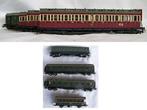 Liliput H0 - Modeltrein personenwagen (9) - Donker groene, Nieuw