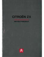 1991 CITROËN ZX INSTRUCTIEBOEKJE NEDERLANDS