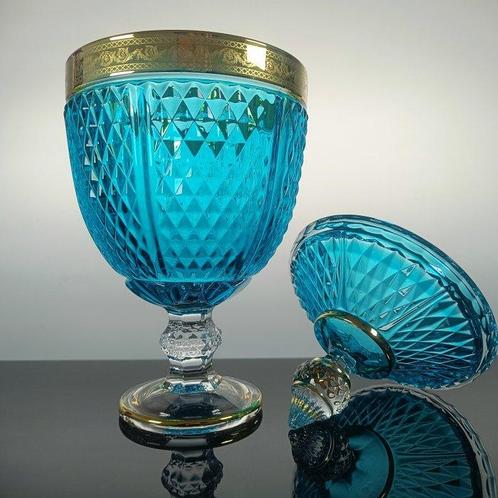 Secoloventesimo - Koekjesdoos - 24 kt goud - Turkoois gouden, Antiek en Kunst, Curiosa en Brocante