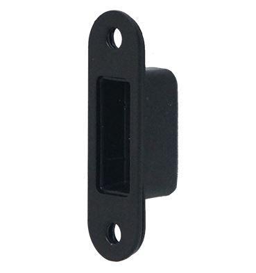 Mauer Sluitplaat 145 Loop en BAD/WC met magneet Ls/Rs zwart, Doe-het-zelf en Bouw, Hang- en Sluitwerk, Klink of Kruk, Nieuw, Overige materialen