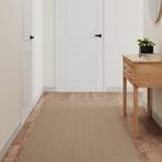 vidaXL Tapijtloper 80x300 cm sisal-look zandkleurig, Verzenden