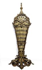 Openhaard accessoire - Brons, Messing - pauwenscherm