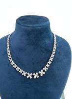 Halsketting - 14 karaat Witgoud - 10.14ct. tw. - Diamant, Nieuw