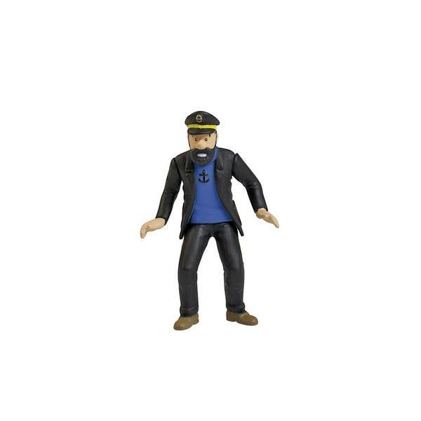 Kuifje PVC Beeldje Kapitein Haddock Rally 9 cm, Verzamelen, Stripfiguren, Ophalen of Verzenden