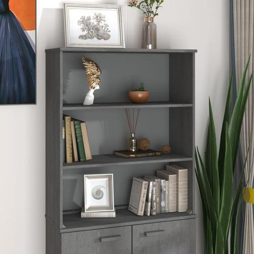 vidaXL Opzetkast HAMAR 85x35x100 cm massief grenenhout, Huis en Inrichting, Kasten | Dressoirs, Nieuw, Verzenden