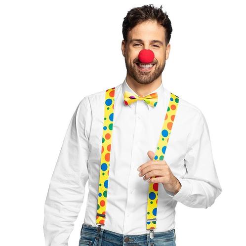 Kostuum Set Clown 3 delig, Hobby en Vrije tijd, Feestartikelen, Nieuw, Verzenden
