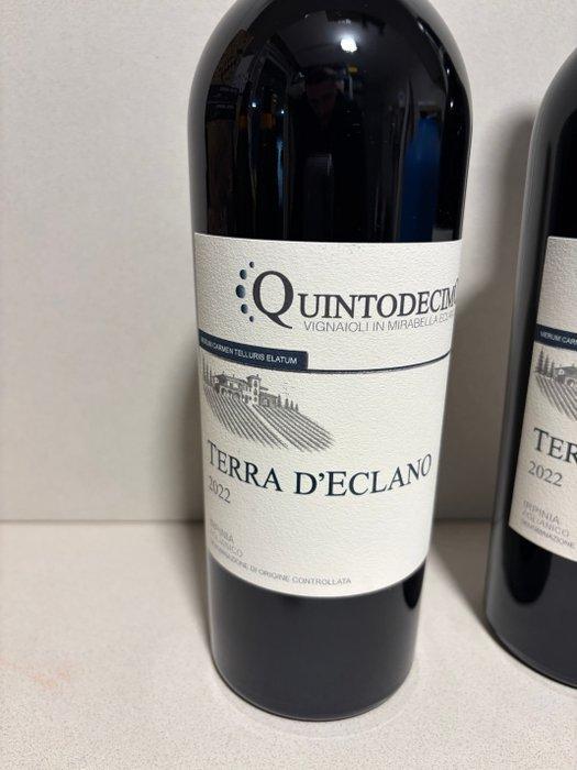 2022 Quintodecimo Terra dEclano - Campania - 2 Flessen, Verzamelen, Wijnen