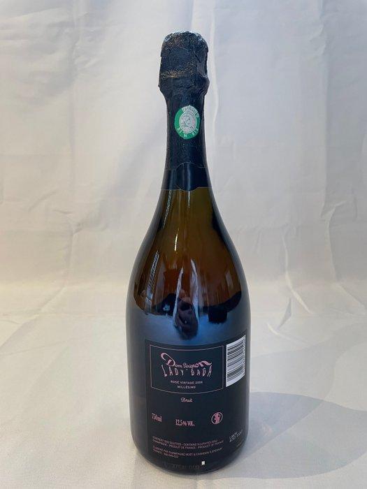 2008 Dom Pérignon, Lady Gaga Luminous Rosé - Champagne Rosé, Verzamelen, Wijnen