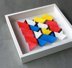 Mivillage - Mondriaan 3D Zig-Zag Nr 4, Antiek en Kunst, Kunst | Schilderijen | Modern