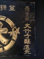 Nakijken van een Japanse sakebrouwerij - Hout - Japan -, Antiek en Kunst