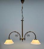 Lampe à suspendre - Opaline - Suspension à deux lampes