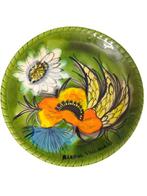 Vallauris - r.Leduc - Assiette murale (2) - floral -