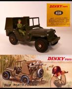 Dinky Toys 1:43 - Model militair voertuig -ref. 828 Jeep, Hobby en Vrije tijd, Nieuw