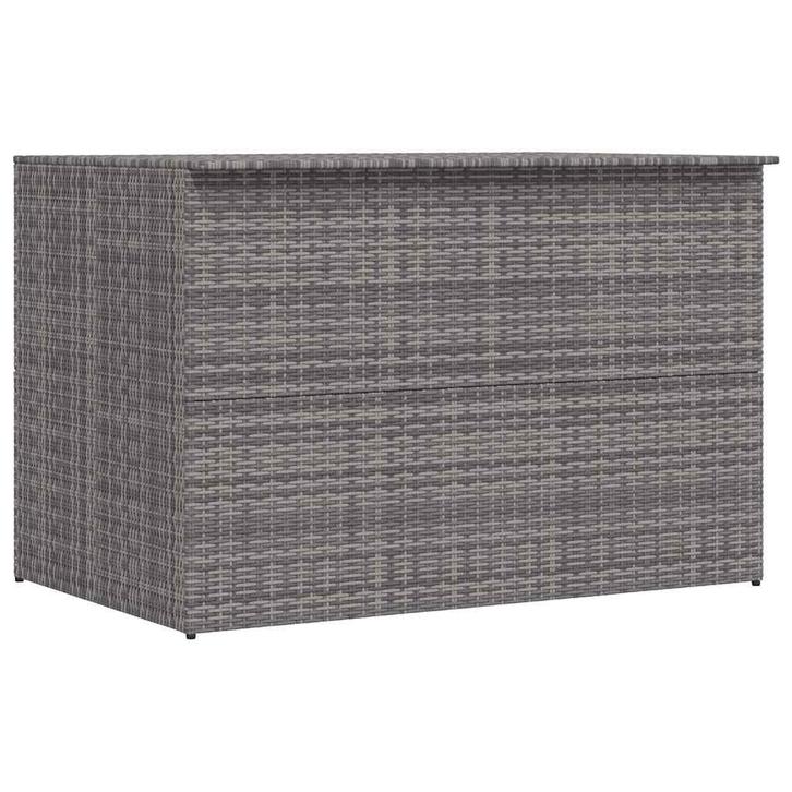 vidaXL Tuinbox 150x100x100 cm poly rattan grijs, Tuin en Terras, Bergingen en Tuinkasten, Nieuw, Verzenden