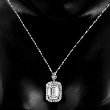 Sans Prix de Réserve - Pendentif - 14 carats Or blanc -