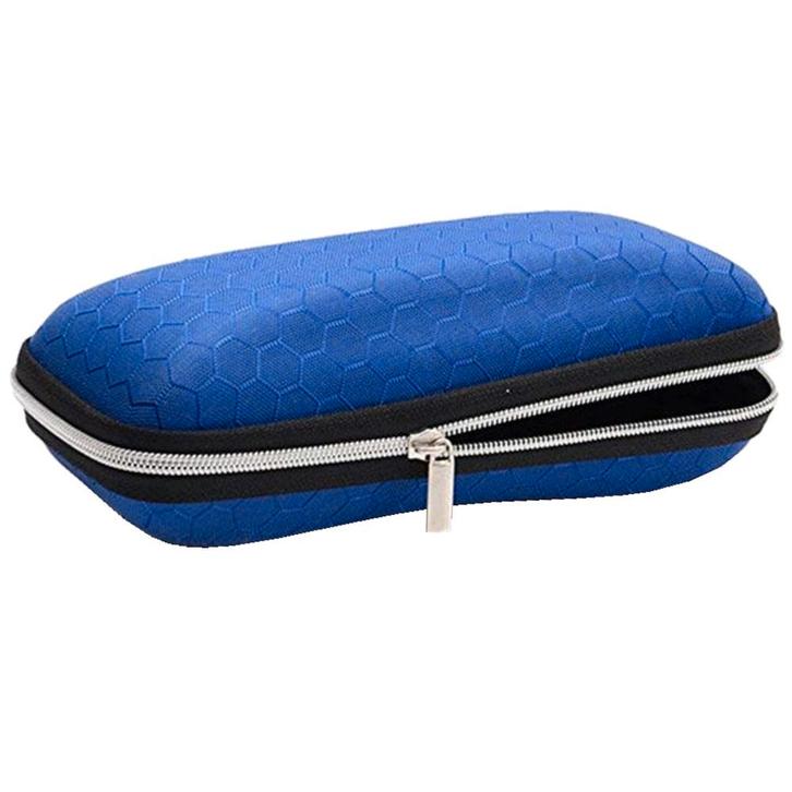 Fako Bijoux - Brillenkoker - EVA - Met Rits - Nylon - Blauw, Handtassen en Accessoires, Zonnebrillen en Brillen | Dames, Verzenden