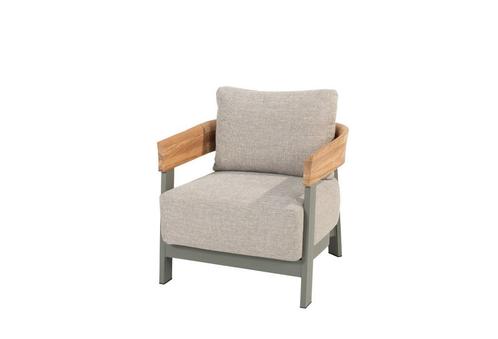 4 Seasons Outdoor Varenna loungestoel olijfgroen * Sale * |, Tuin en Terras, Tuinsets en Loungesets