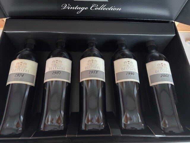 1974 , 1981, 1988, 1990, 2002 Maison Destavel - Maury,, Verzamelen, Wijnen