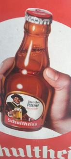 Blikbord Schultheiss Reclamesbord - Emaille bord -, Antiek en Kunst