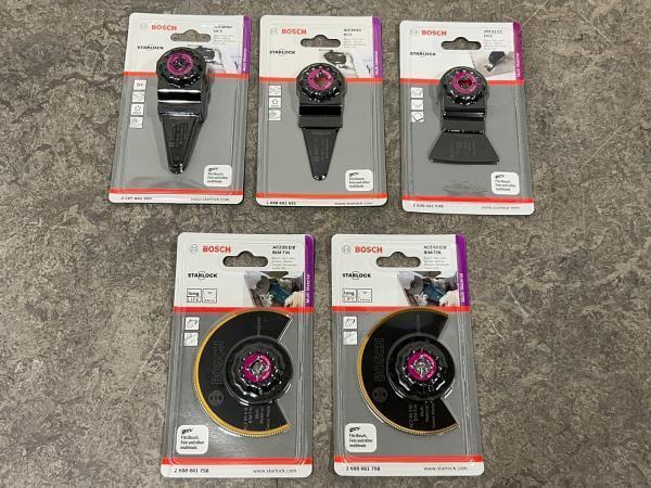 Veiling - Bosch accessoireset multitool Starlock 10-delig, Doe-het-zelf en Bouw, Gereedschap | Machine-onderdelen en Toebehoren