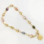 Armband - 18 karaat Geel goud Amethist, Nieuw