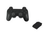 PS2 Controller Wireless Zwart (Third Party) (Nieuw), Games en Spelcomputers, Ophalen of Verzenden, Nieuw