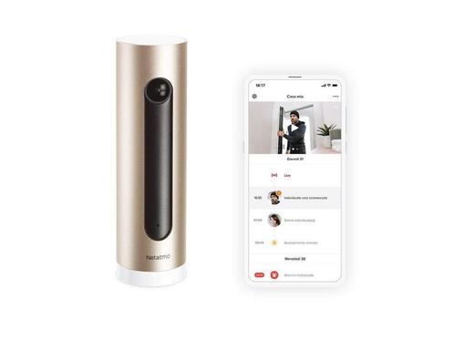 Netatmo Slimme Binnencamera met muurbevestiging, WIFI 2.4, Huis en Inrichting, Woonaccessoires | Overige, Nieuw, Verzenden