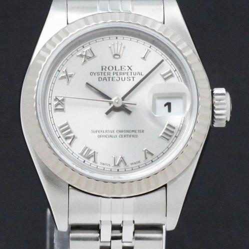 Rolex Lady-Datejust 26 69174 uit 1999, Bijoux, Sacs & Beauté, Montres | Femmes, Envoi