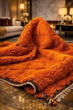 “Fire of the Atlas Mountains” - Handwoven Wool - Vloerkleed, Nieuw