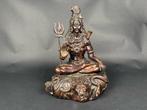 Statue, Shiva op tijgerhuid – India - 44 cm - Bronze, Antiquités & Art