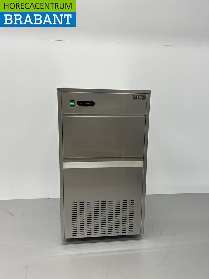 HCB RVS ijsblokjesmachine ijsklontjesmachine 80 kg p/d 230V, Zakelijke goederen, Horeca | Keukenapparatuur, Ophalen of Verzenden